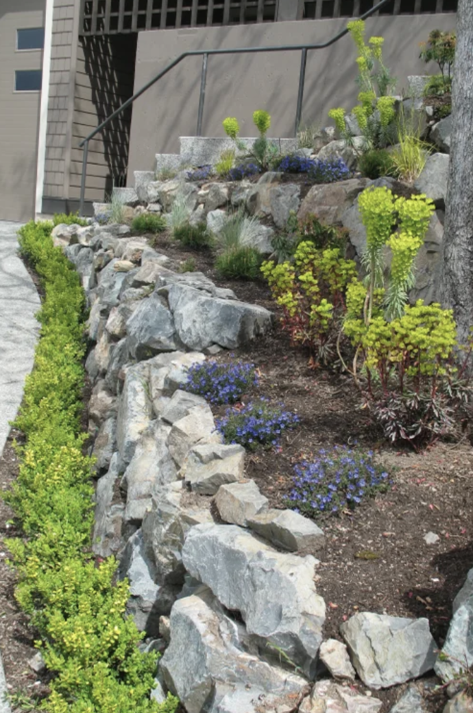 Natural Stone Retaining Walls